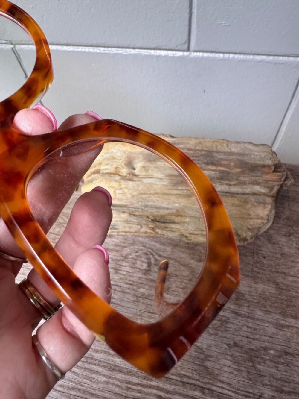 Gucci GG1917S Eyeglass Frames Women 56-21-140 Brown Tortoise Italy RX - Picture 9 of 9